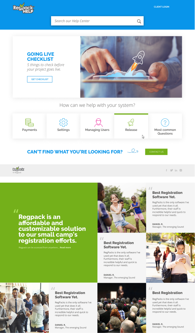 Regpack - Website Design, Marketing Design | Pixel Wrapped